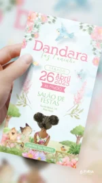 Convite Digital Aniversário Nosso Jardim Encantado Moreno