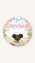 Tag Redonda Aniversário Nosso Jardim Encantado Moreno