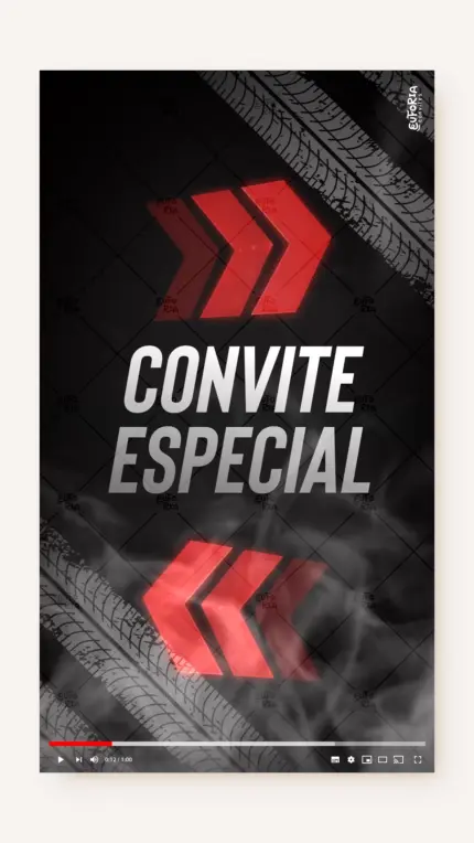 Convite Animado Aniversário Foi dada a Largada Fórmula 1