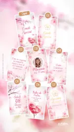 Convite Animado Aniversário Jardim das Cerejeiras