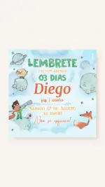 Lembrete Aniversário Conto do Pequeno Príncipe - Moreno