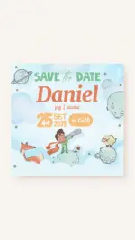 Save the Date Aniversário Conto do Pequeno Príncipe - Moreno