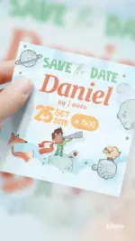 Save the Date Aniversário Conto do Pequeno Príncipe - Moreno