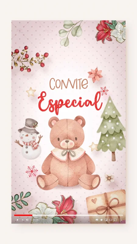 Convite Animado Aniversário Cidade de Natal