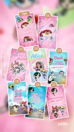 Convite Animado Aniversário As Meninas Superpoderosas