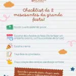 Checklist de 2 meses antes da grande festa!