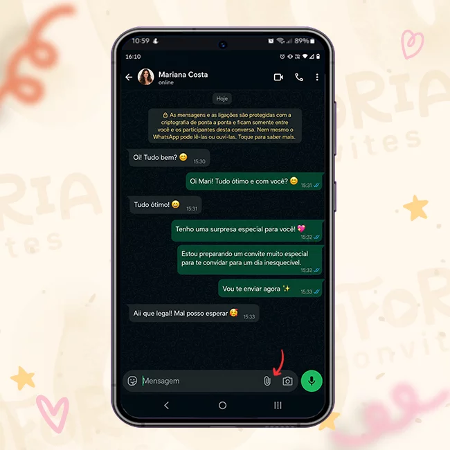 Como Enviar Convite pelo WhatsApp sem Problemas