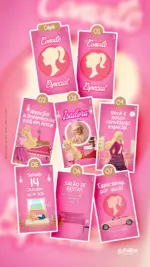 Convite Animado Aniversário Barbie DreamHouse